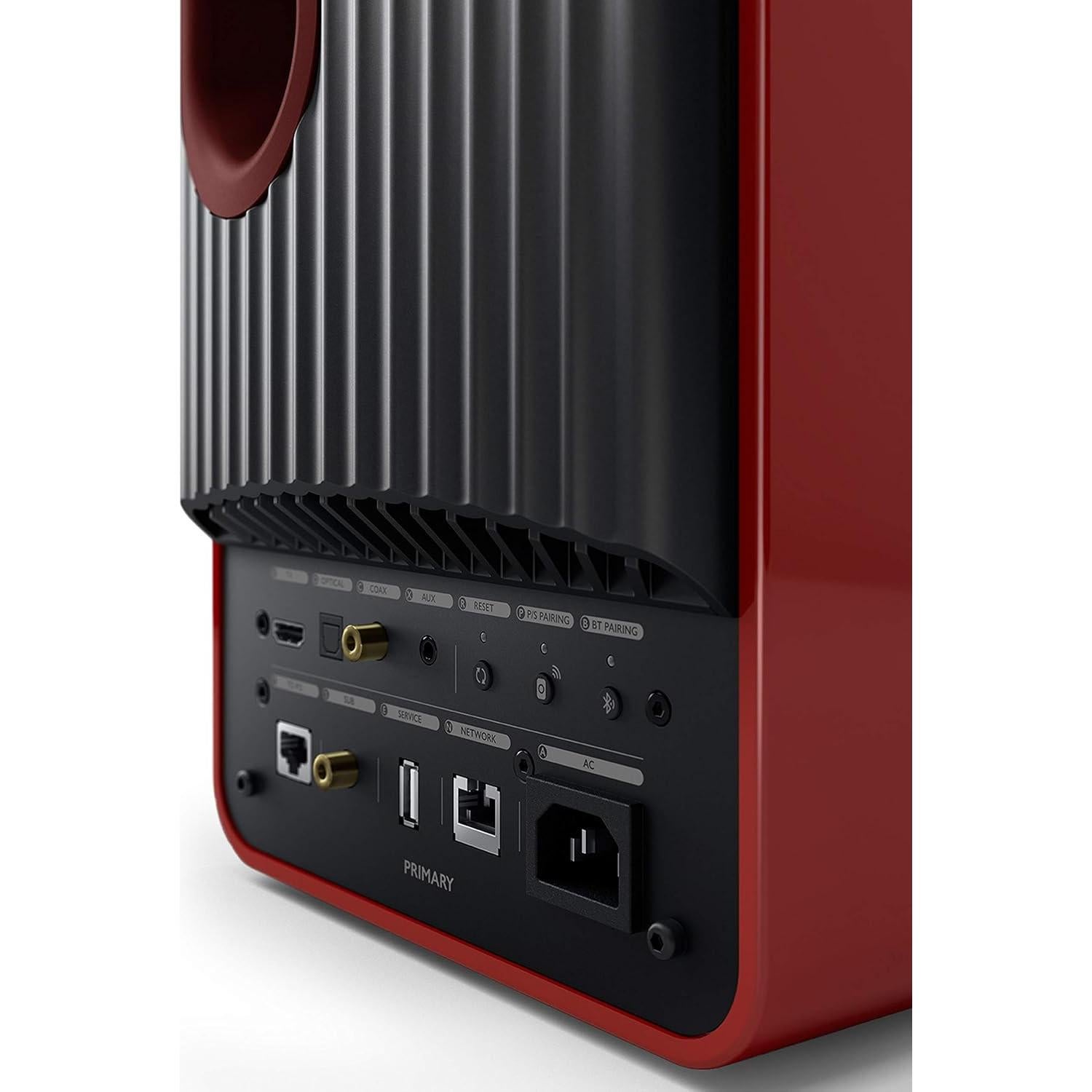 Altavoces de estantería KEF LS50 Wireless II - Rojo Carmesí