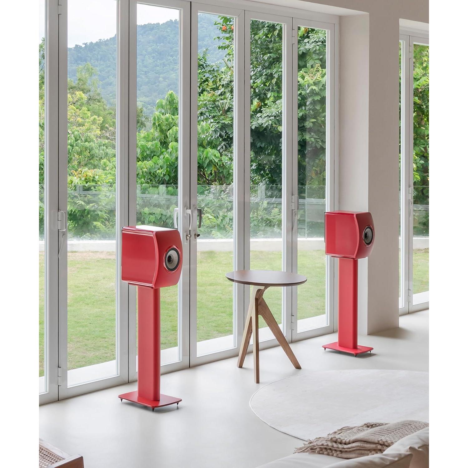 Altavoces de estantería KEF LS50 Wireless II - Rojo Carmesí