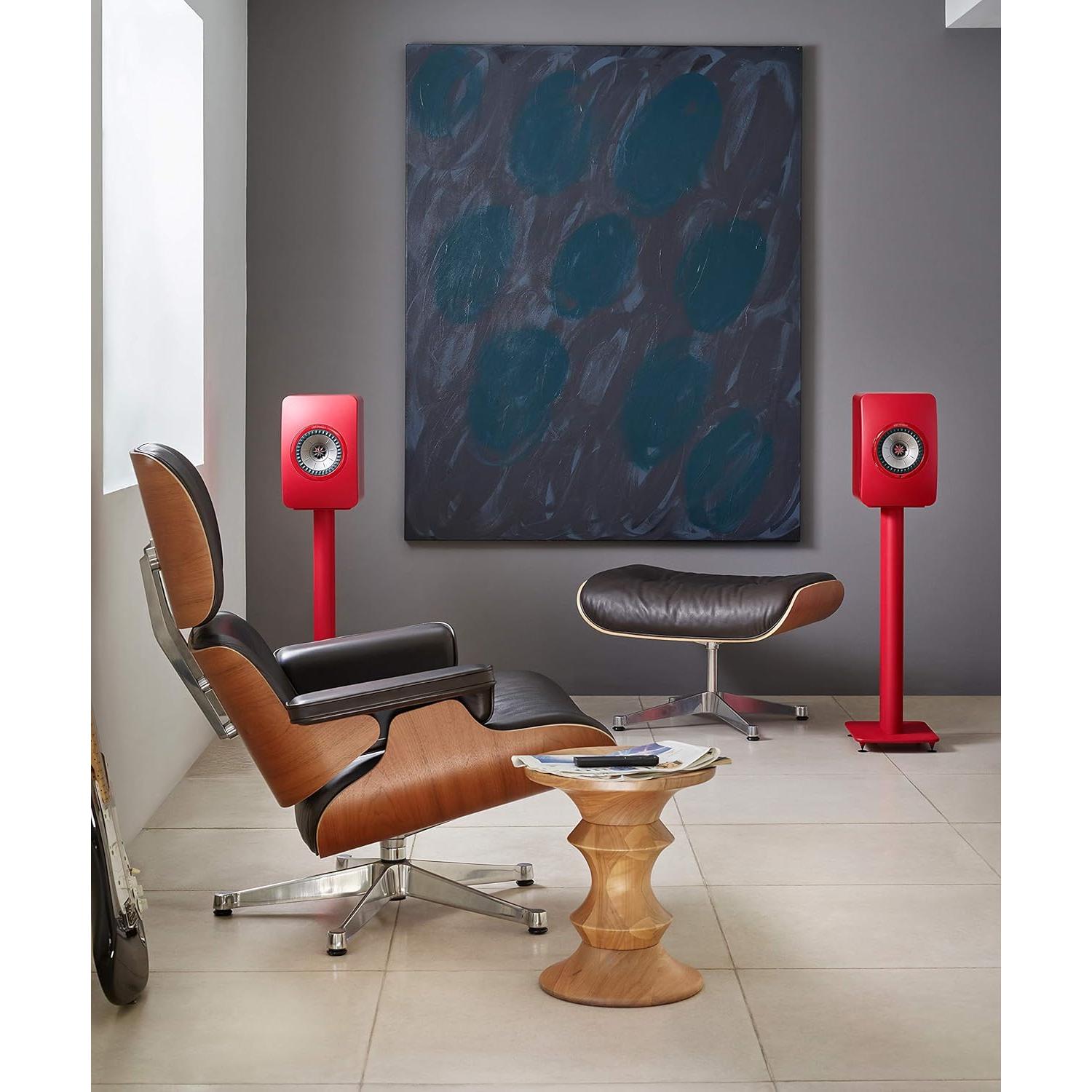 Altavoces de estantería KEF LS50 Wireless II - Rojo Carmesí