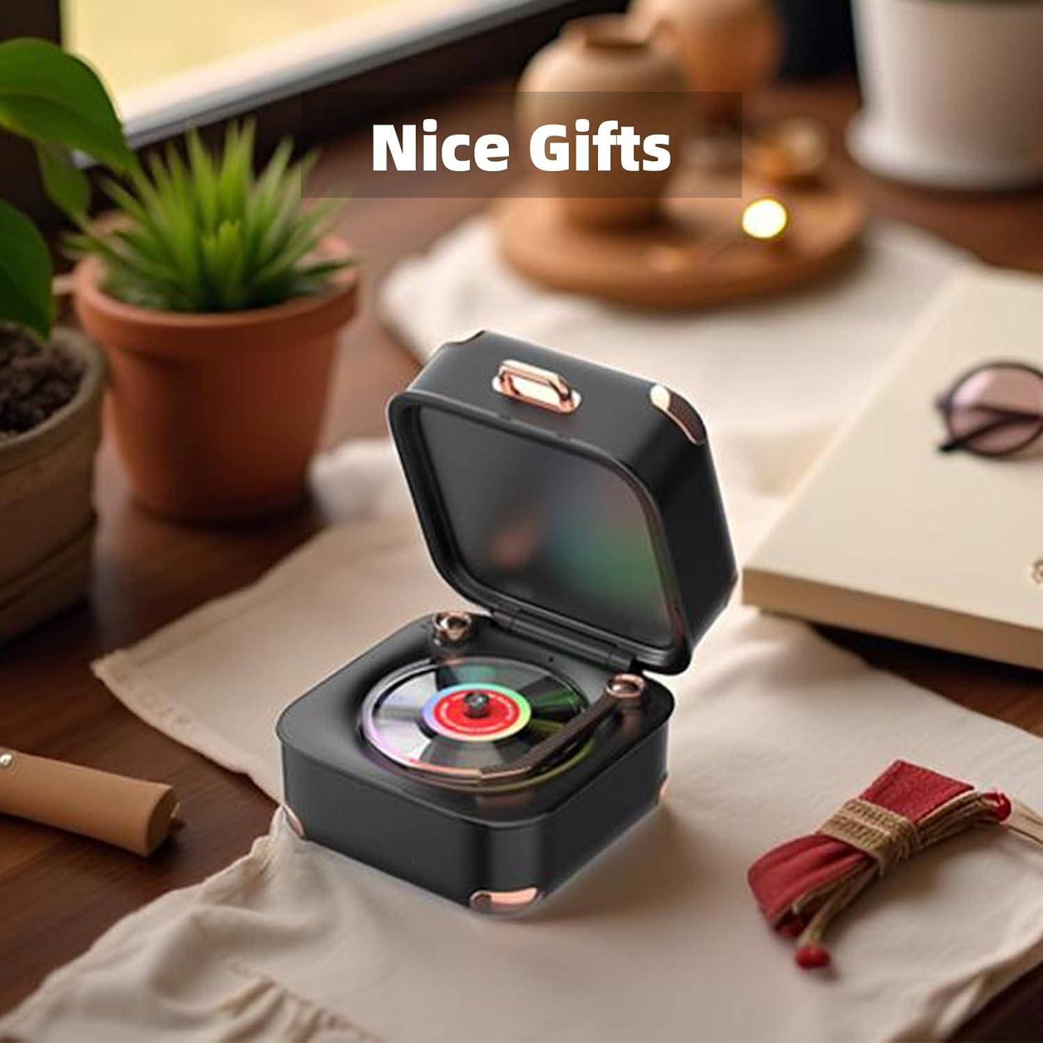 Altavoz Bluetooth Retro ULIKTO SZJ-BT-A17-W 5W con Luz RGB