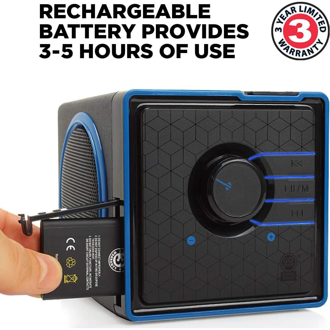 Altavoz Portátil GOgroove SonaVERSE BX - 12W, USB, AUX, Batería 5h