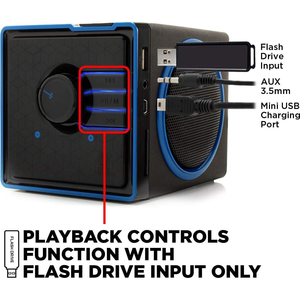 Altavoz Portátil GOgroove SonaVERSE BX - 12W, USB, AUX, Batería 5h