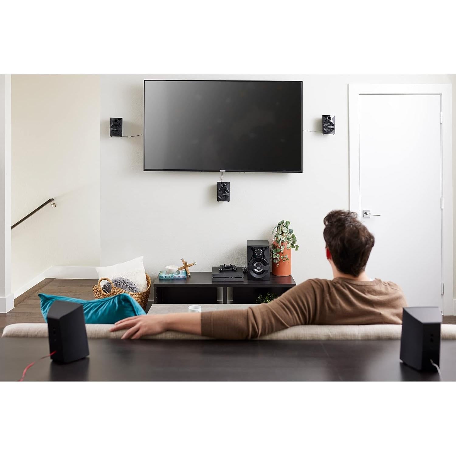 Sistema de Altavoces 5.1 Goldwood Bluetooth con Subwoofer LED