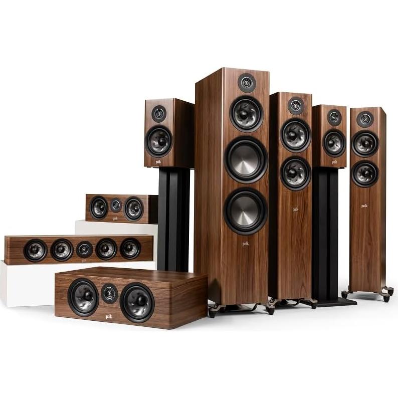 Altavoz de Torre Polk Audio Reserve R500, 5.25" Hi-Res Negro