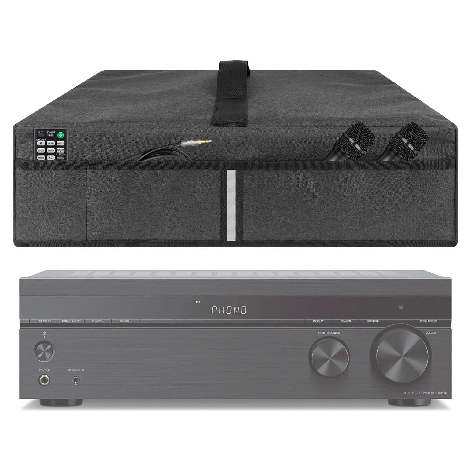 Cubierta de Polvo para Tocadiscos Kingshion 48x38x15cm