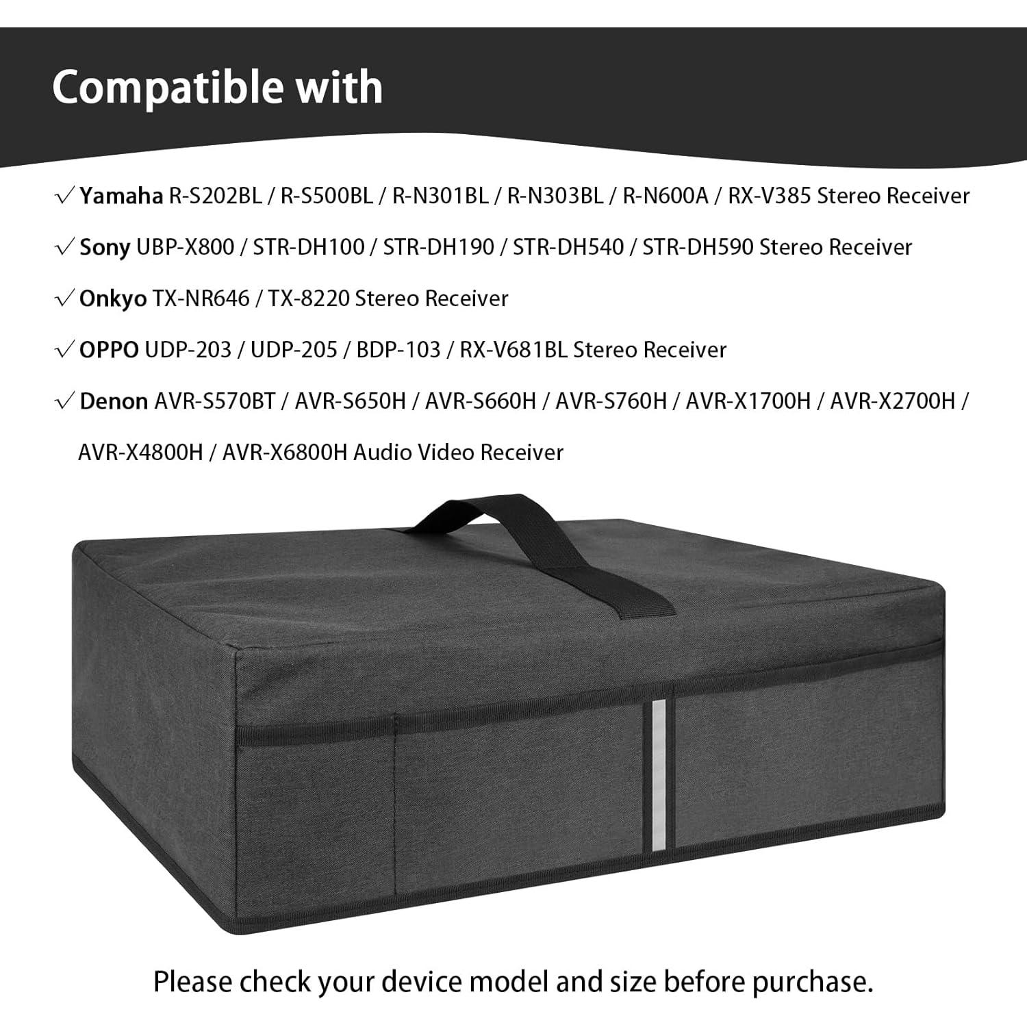 Cubierta de Polvo para Tocadiscos Kingshion 48x38x15cm