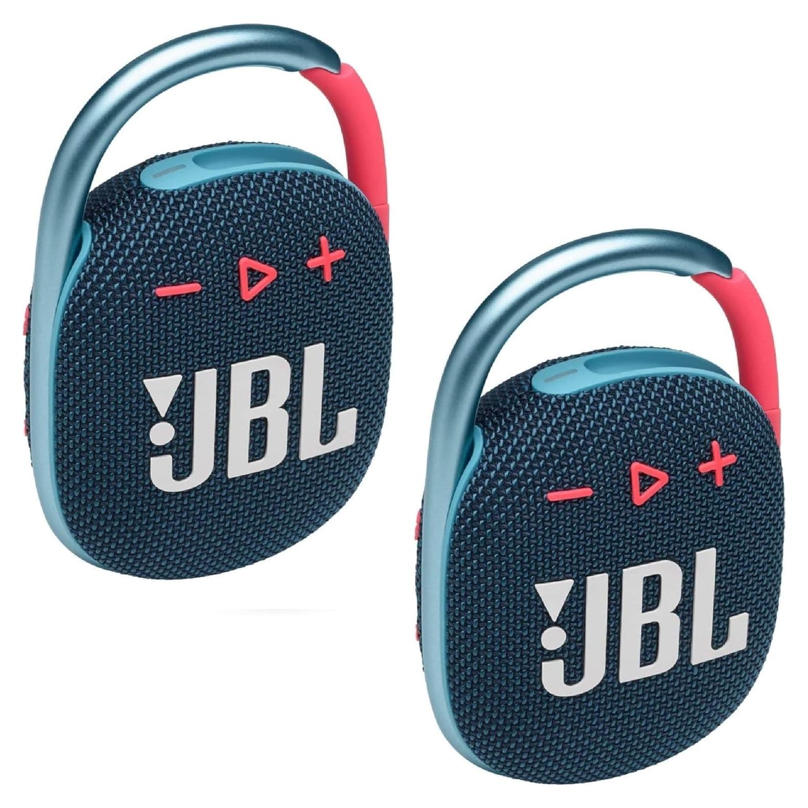 Paquete de 2 Altavoces Inalámbricos JBL Clip 4 Impermeables