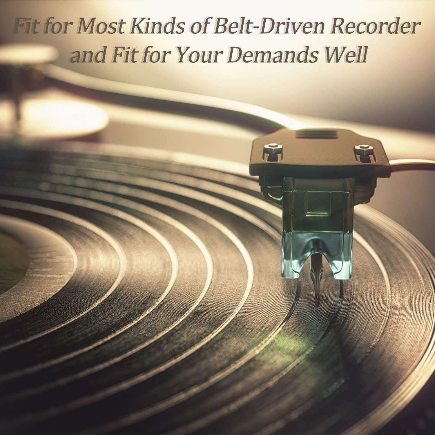 10 Correás de Goma para Giradiscos Frienda - 5 Tamaños