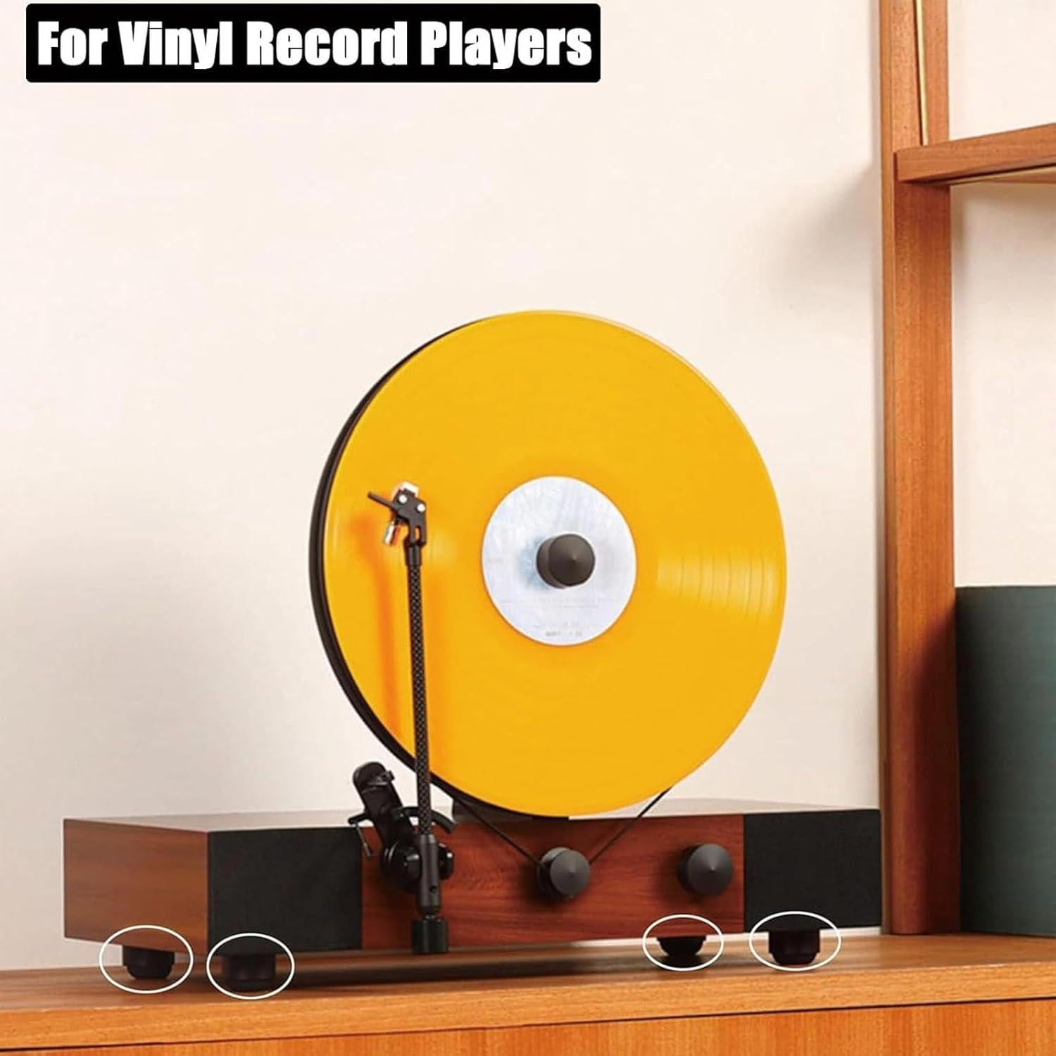 Pies de Aislamiento de Silicona ULWSKY 4Pack 3.2cm Antideslizantes