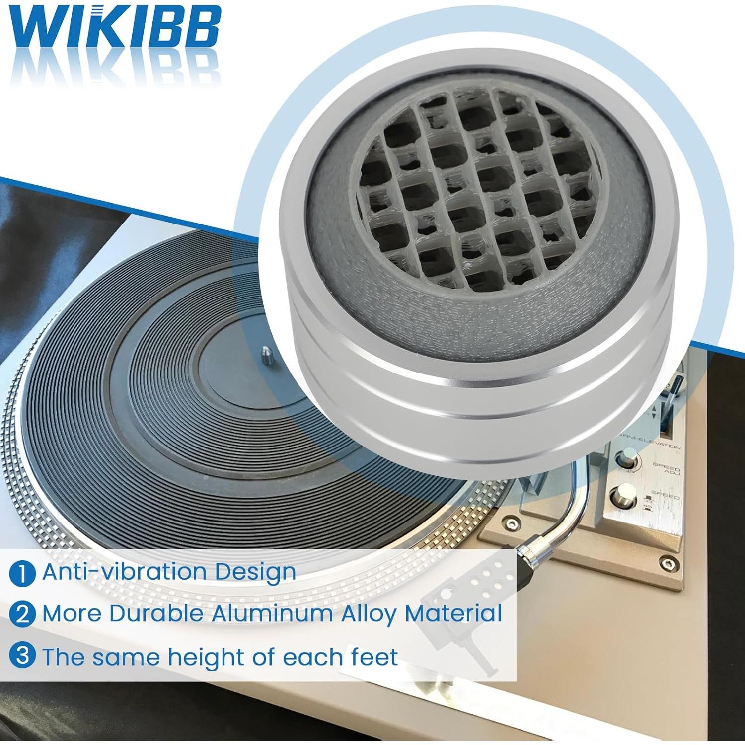 4 Almohadillas de Aislamiento para Tocadiscos Pioneer PL-512/514/516/518/540/560