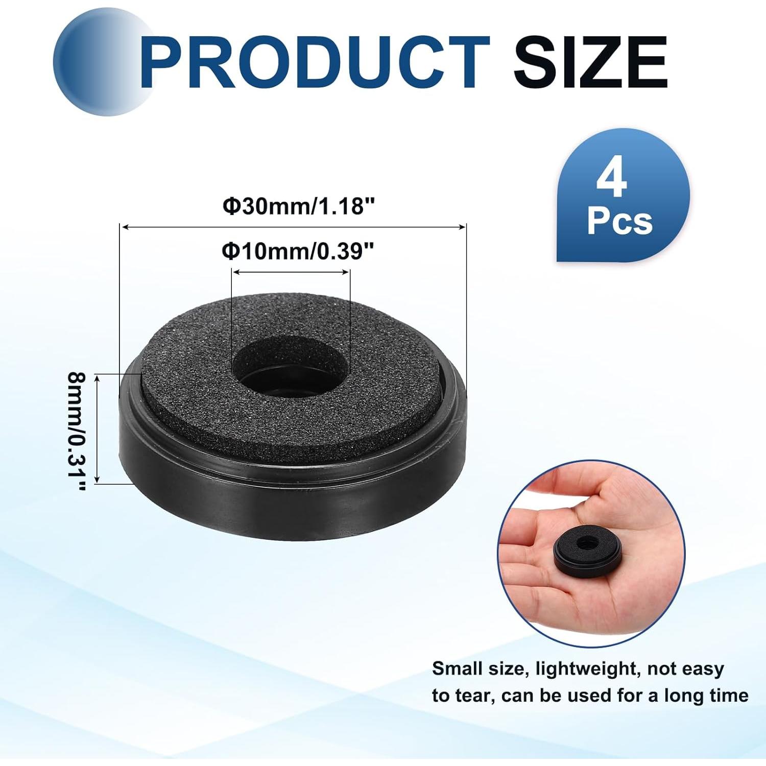 Pies de Aislamiento para Altavoces MECCANIXITY 30mmx8mm Negro