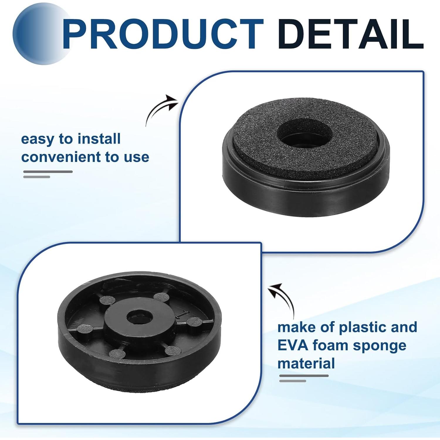 Pies de Aislamiento para Altavoces MECCANIXITY 30mmx8mm Negro