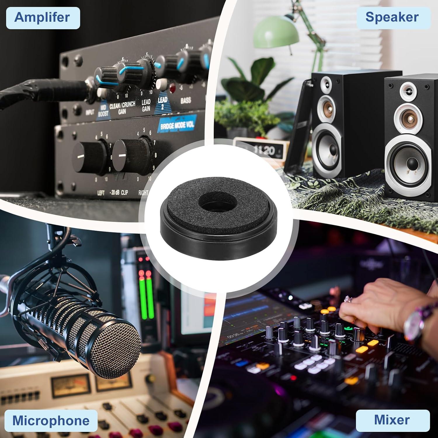 Pies de Aislamiento para Altavoces MECCANIXITY 30mmx8mm Negro