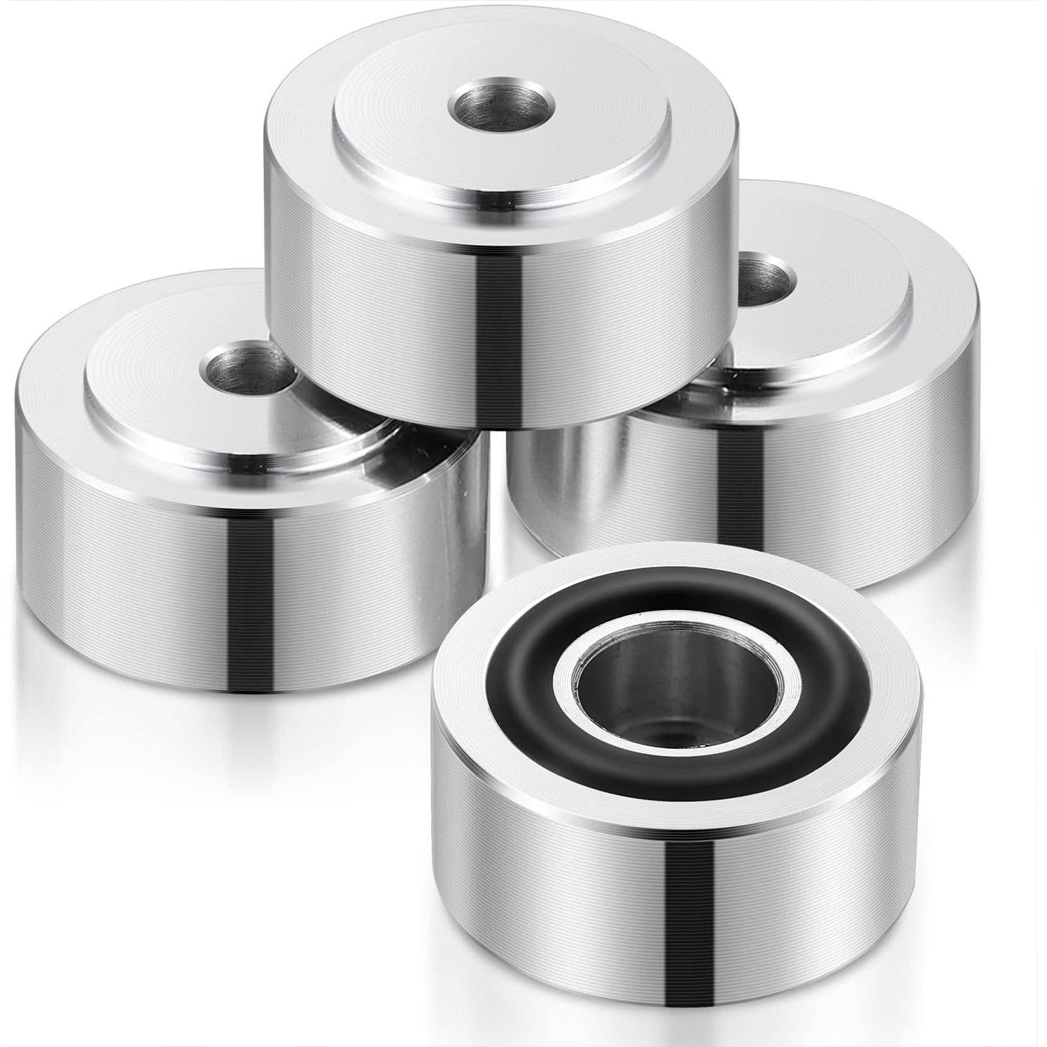 Pies de Aislamiento Facmogu para Altavoces - Aluminio 4 Piezas