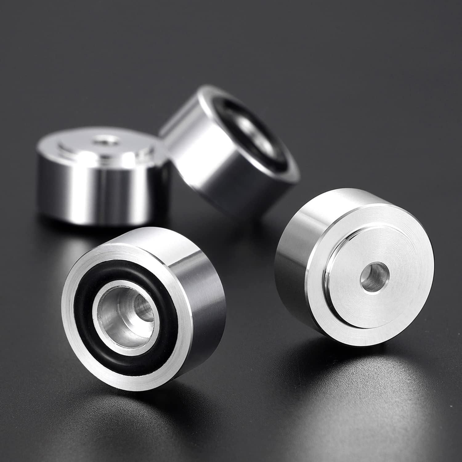 Pies de Aislamiento Facmogu para Altavoces - Aluminio 4 Piezas