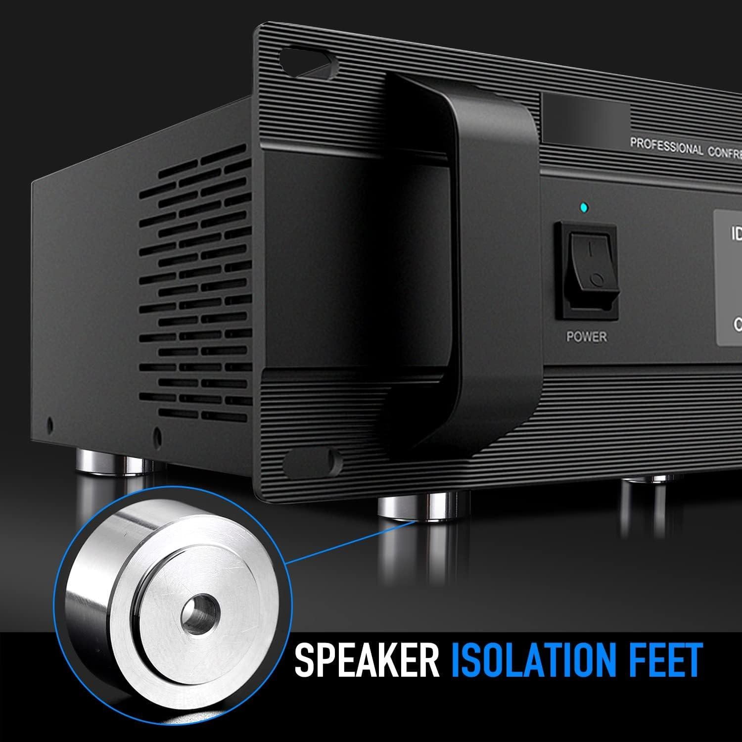 Pies de Aislamiento Facmogu para Altavoces - Aluminio 4 Piezas