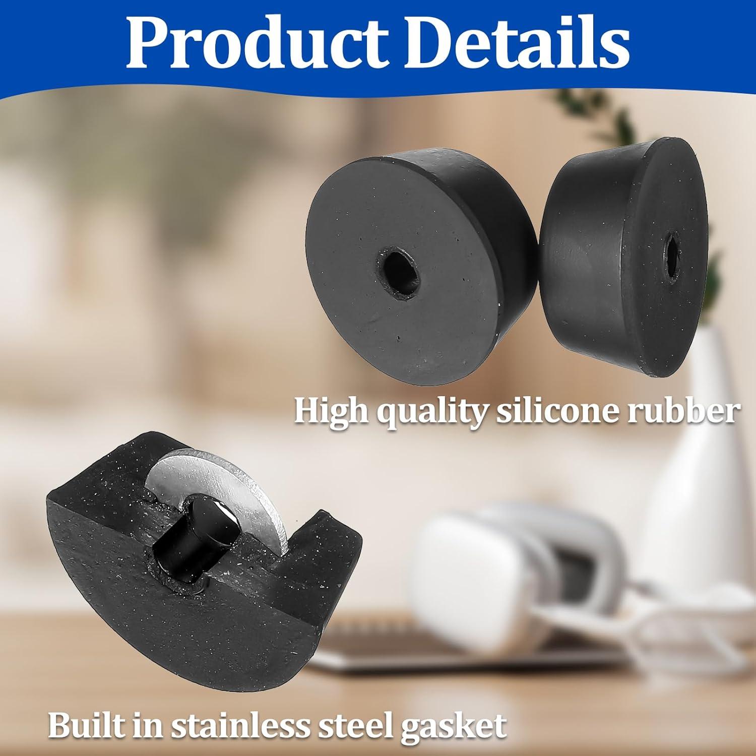 8 Almohadillas de Aislamiento de Goma QfwdfcTrenz para Audio