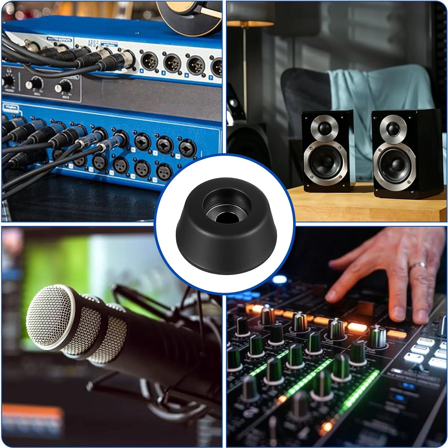 8 Almohadillas de Aislamiento de Goma QfwdfcTrenz para Audio