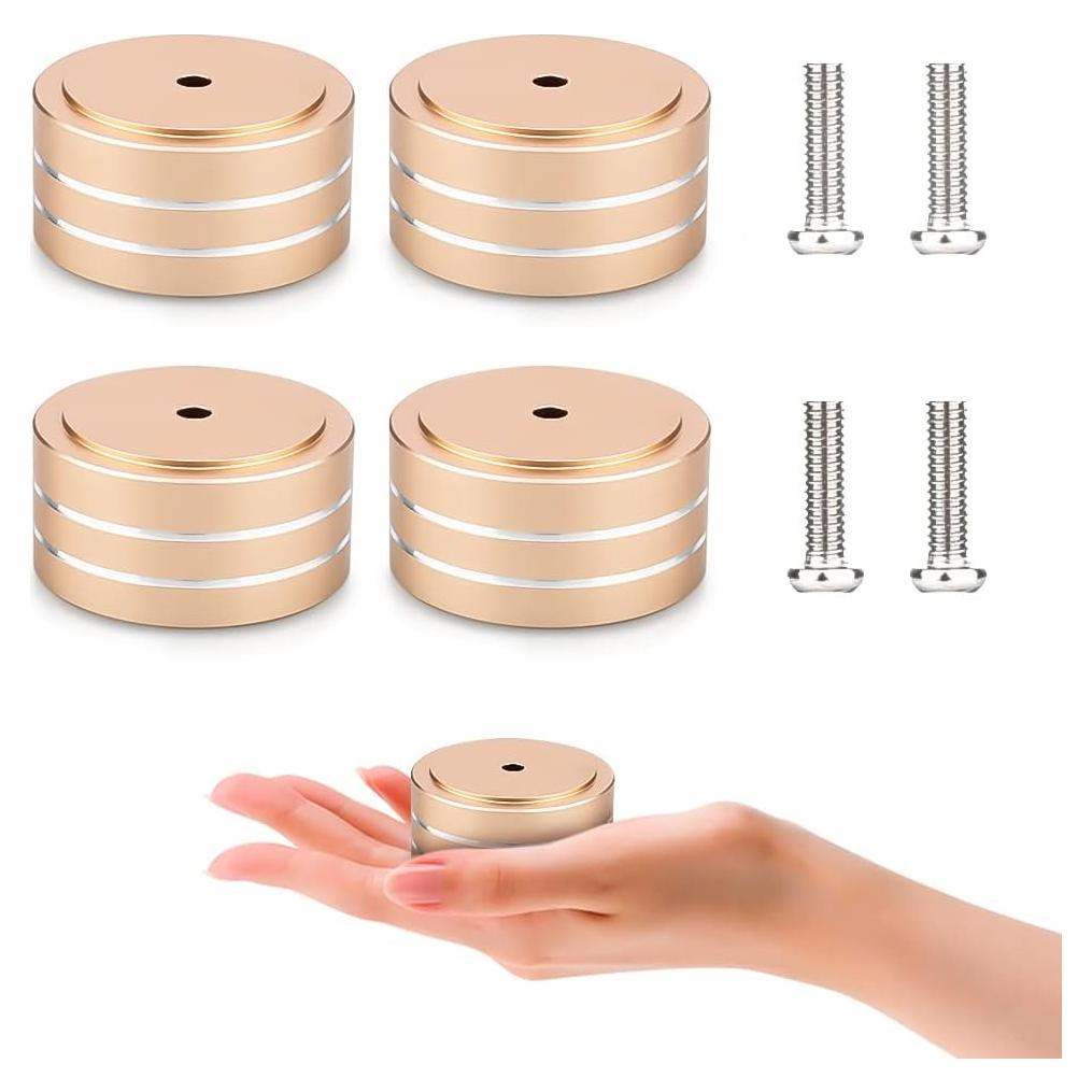 Almohadillas de Aislamiento Audiocrast 4X de Aluminio 40mm