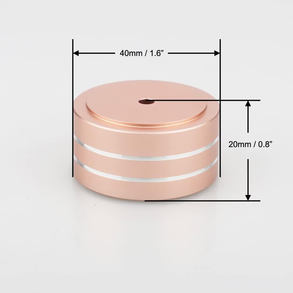 Almohadillas de Aislamiento Audiocrast 4X de Aluminio 40mm