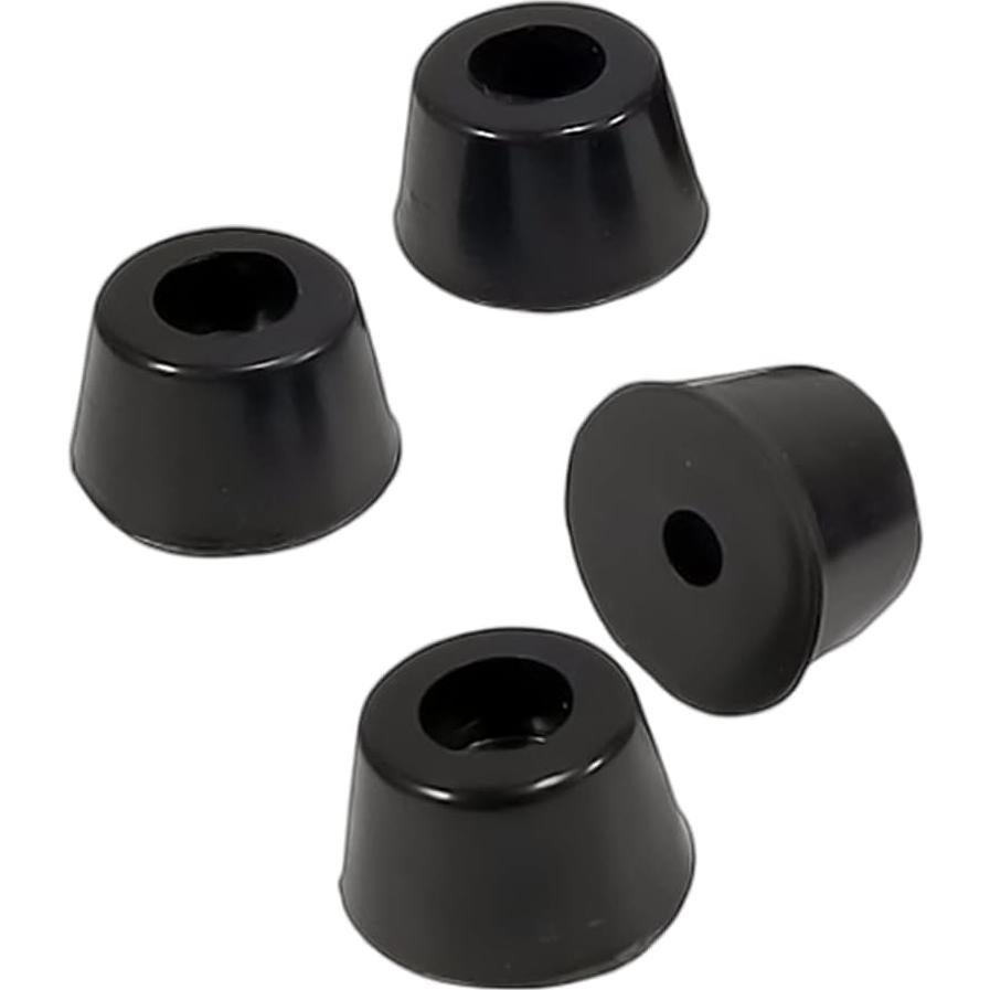 Pies de Aislamiento de Goma Sam&Johnny 4 Pcs - Negro