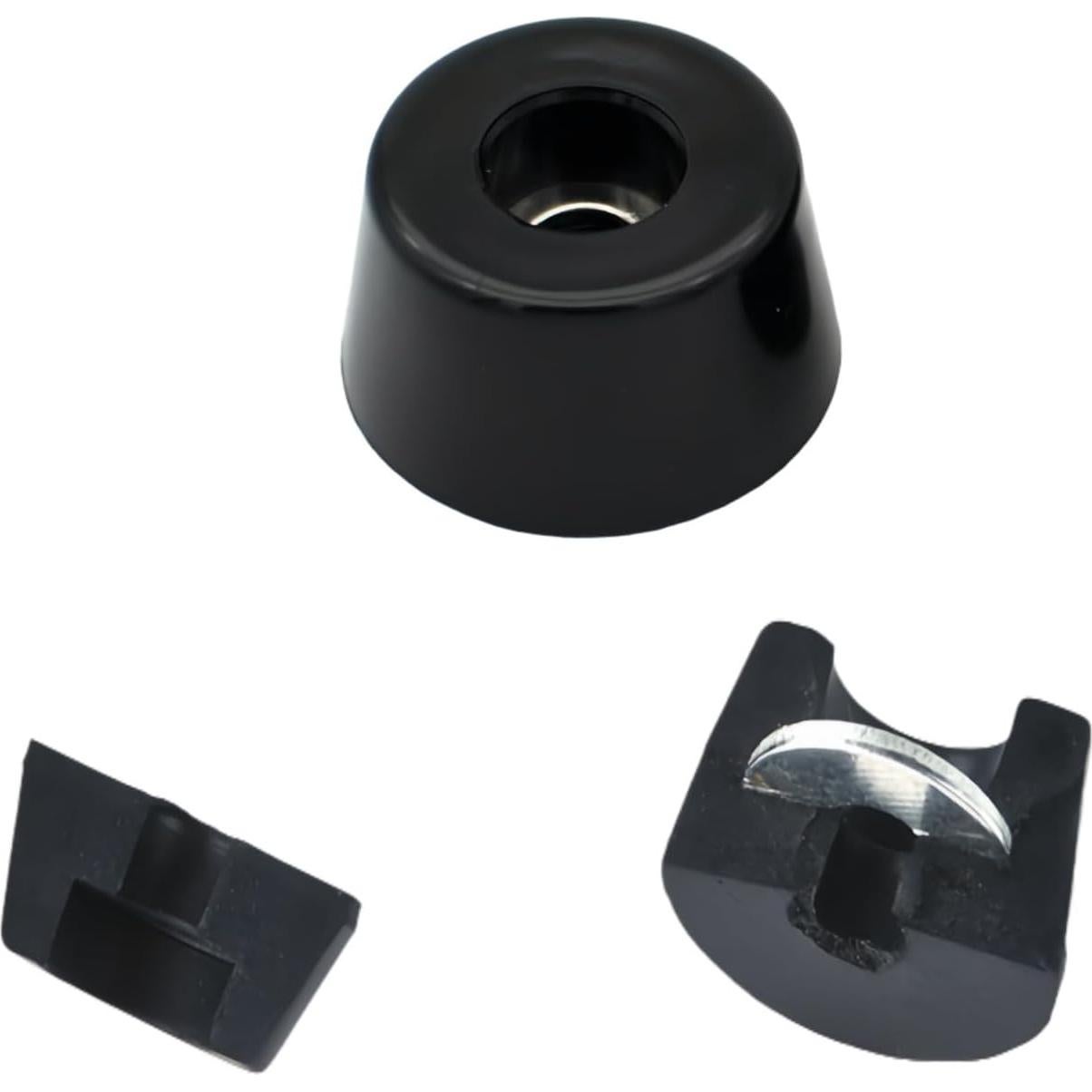 Pies de Aislamiento de Goma Sam&Johnny 4 Pcs - Negro