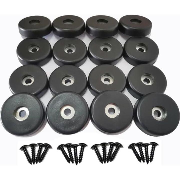 Pies de goma Howonder para altavoces - Paquete de 16, 40mm x 10mm