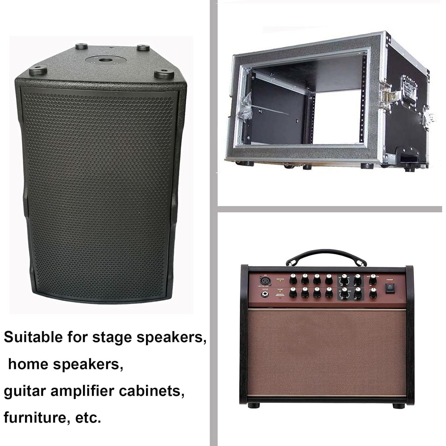 Pies de goma Howonder para altavoces - Paquete de 16, 40mm x 10mm