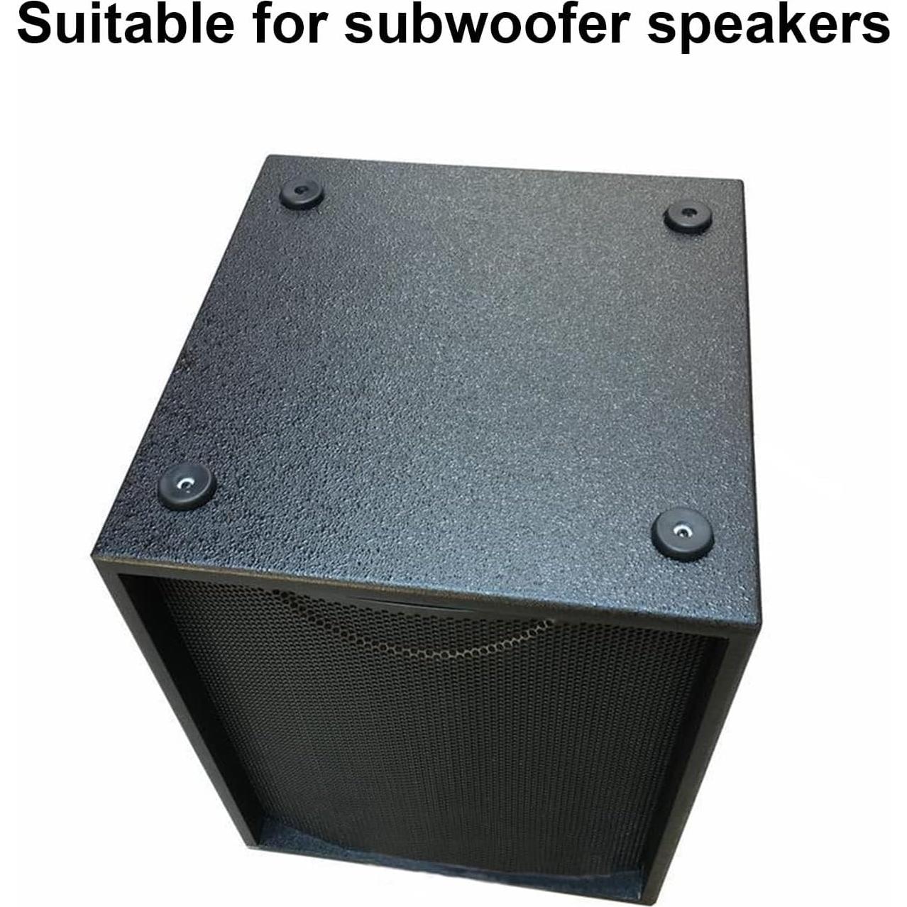 Pies de goma Howonder para altavoces - Paquete de 16, 40mm x 10mm