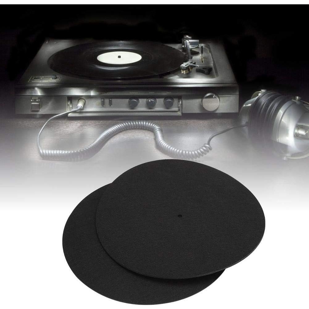 2 Mats de Fieltro para Tocadiscos Zopsc 30 cm Antideslizantes