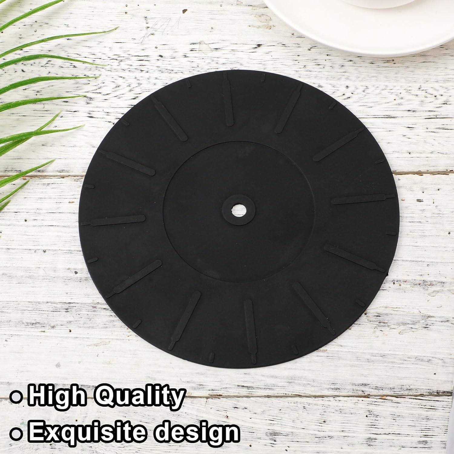 Alfombrilla de Silicona para Tocadiscos NQEUEPN 17cm Antiestática