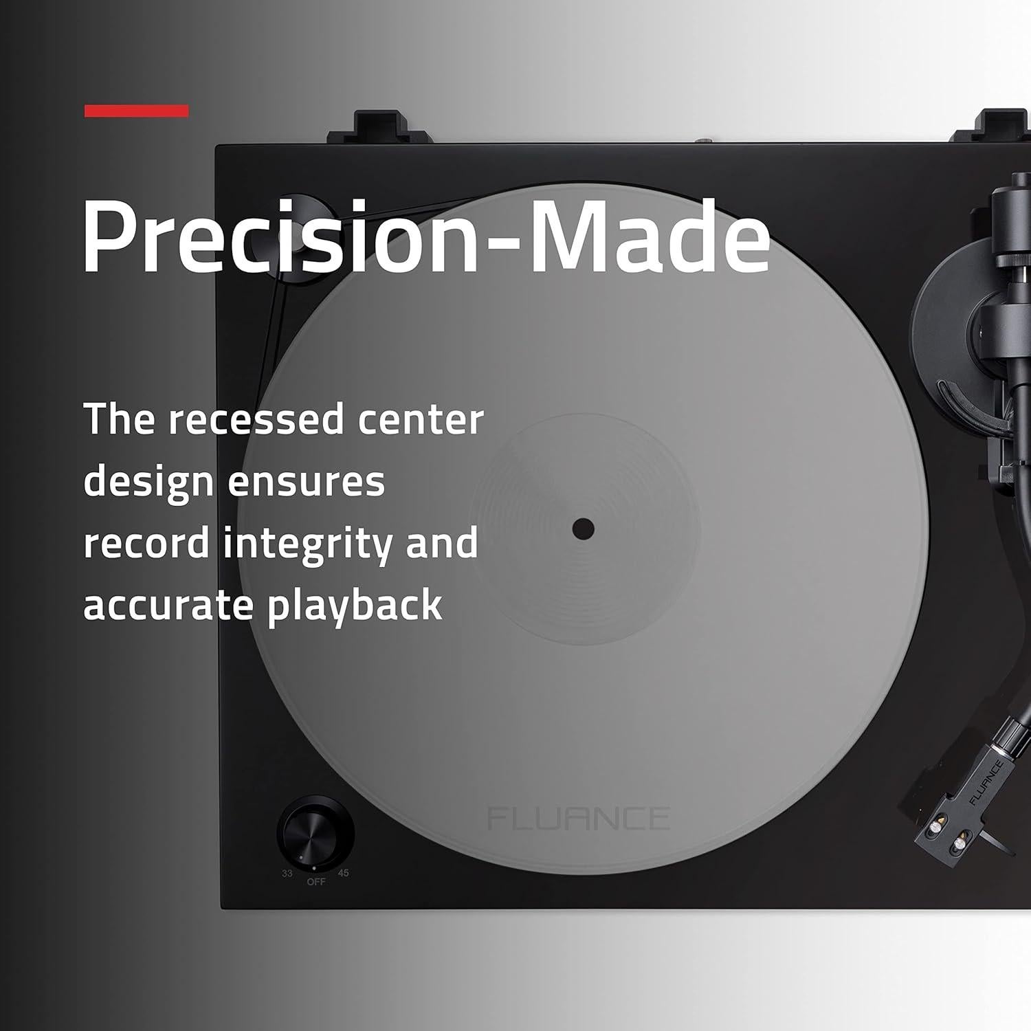 Alfombrilla de Acrílico Fluance PM50 para Tocadiscos 12"