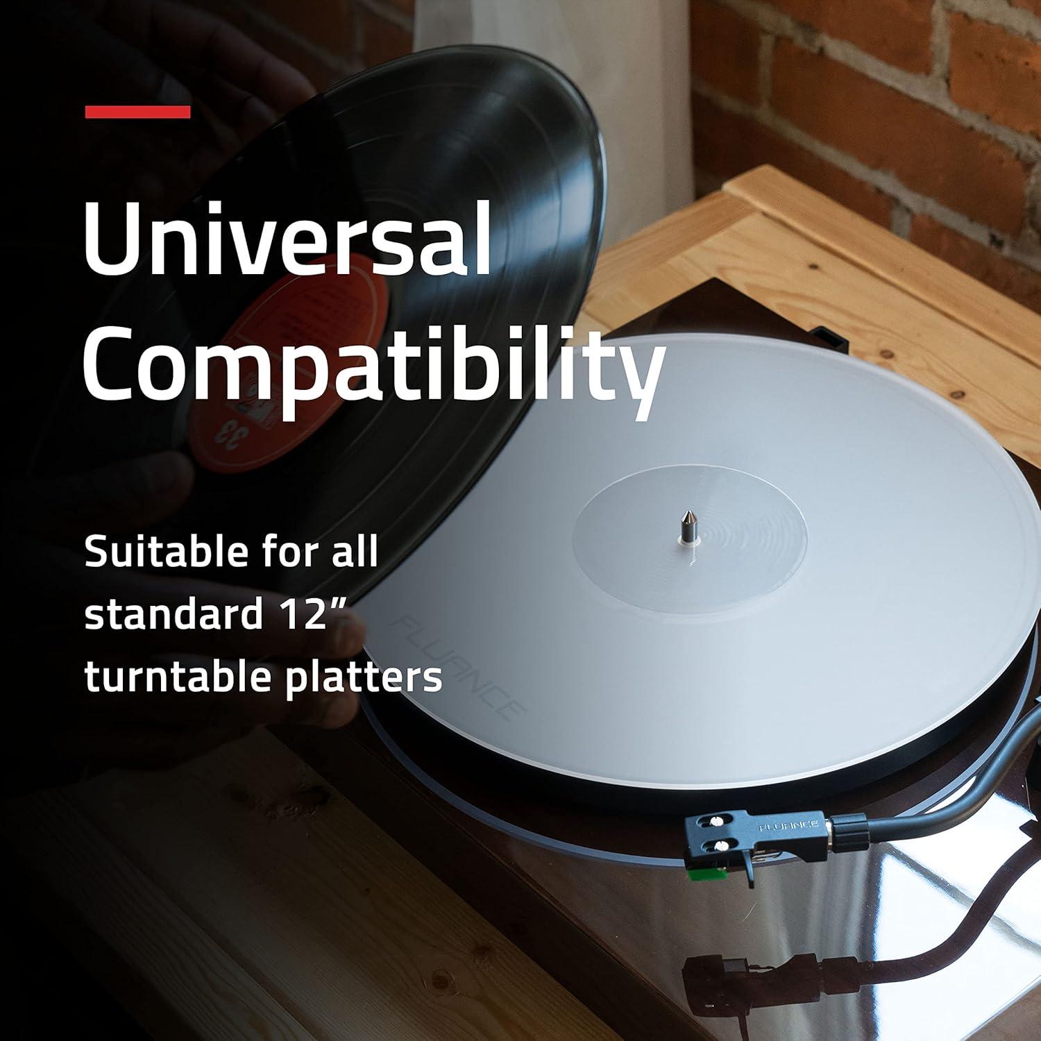 Alfombrilla de Acrílico Fluance PM50 para Tocadiscos 12"