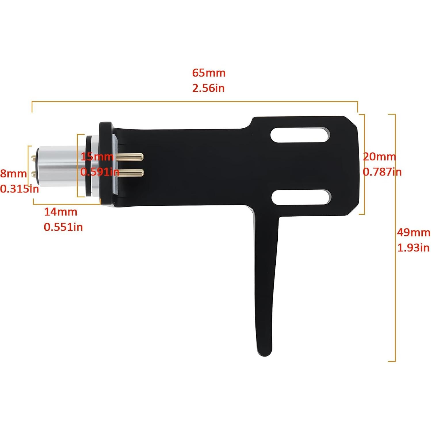 Soporte de Cabezal de Tocadiscos Universal Micro Traders 8 mm