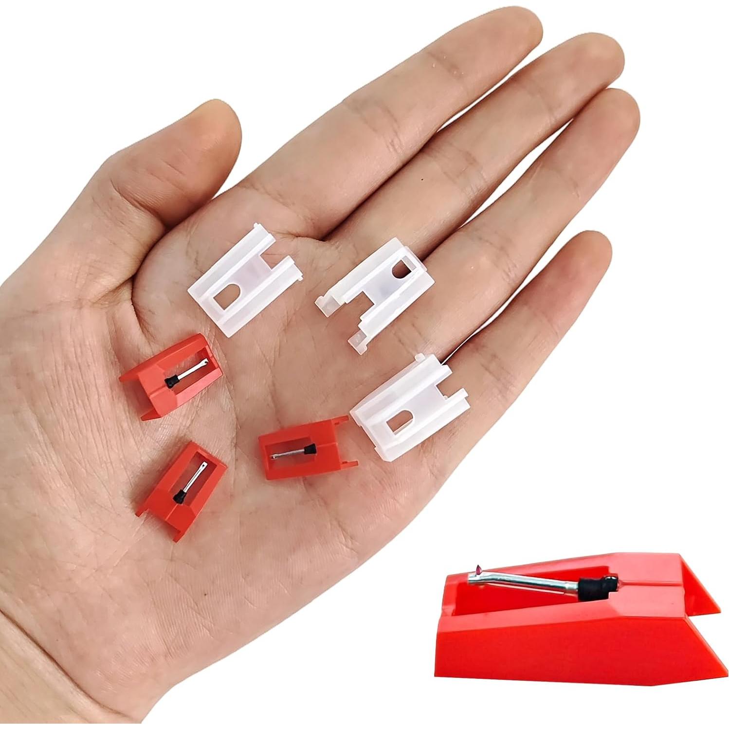 Paquete de 3 Agujas de Reemplazo para Tocadiscos Cerámica