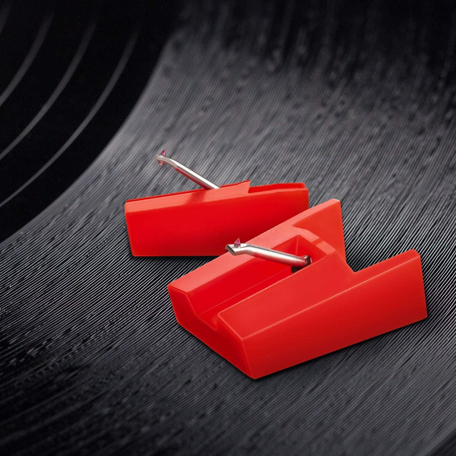 Paquete de 3 agujas de repuesto para tocadiscos ION y CR