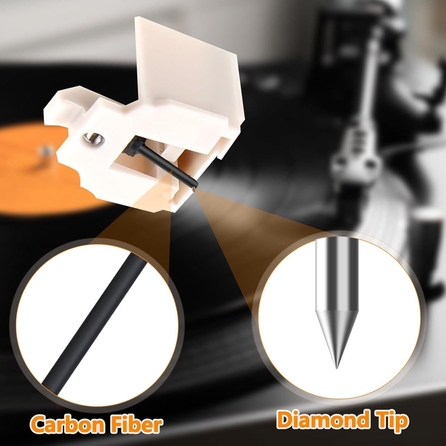 Reemplazo Aguja Tocadiscos AT3600L con Cepillo - Diamante