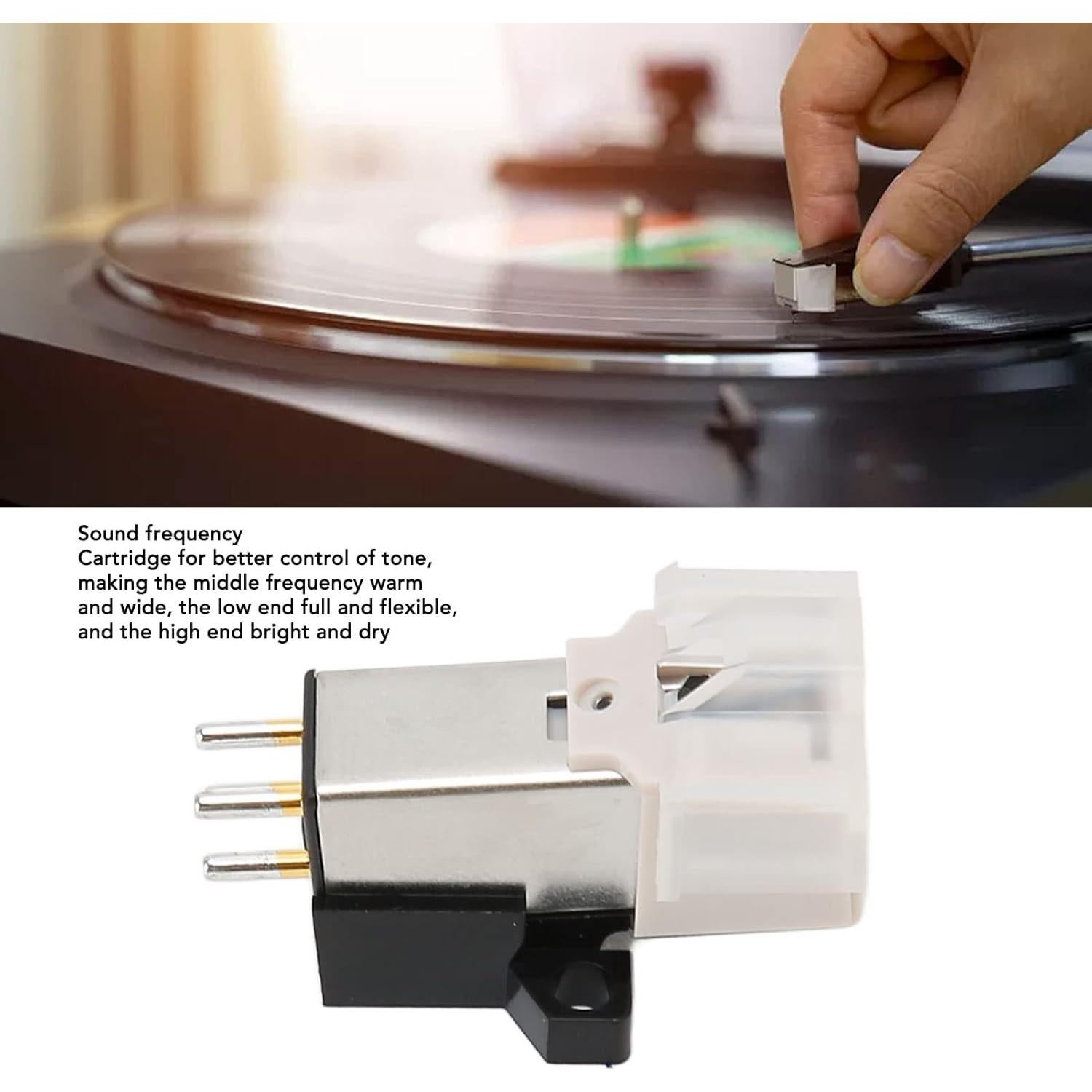 Cartucho de tocadiscos AT 3600L Zopsc con aguja magnética