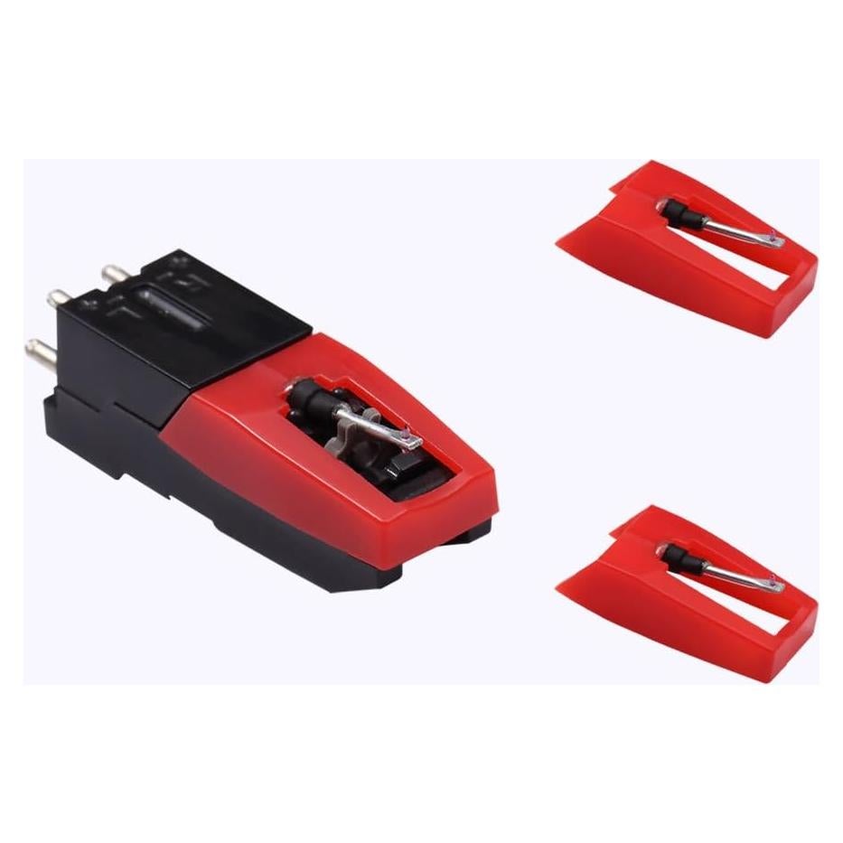 Cartucho de Reemplazo Gartopvoiz con 3 Agujas Cerámicas para Tocadiscos