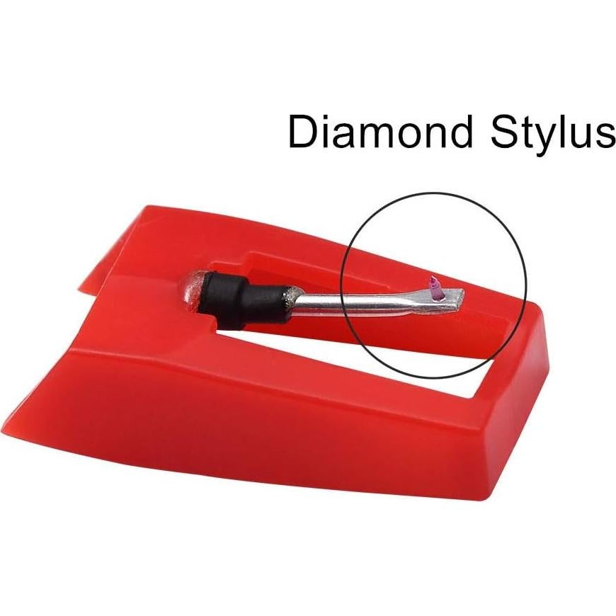 Cartucho de Reemplazo Gartopvoiz con 3 Agujas Cerámicas para Tocadiscos