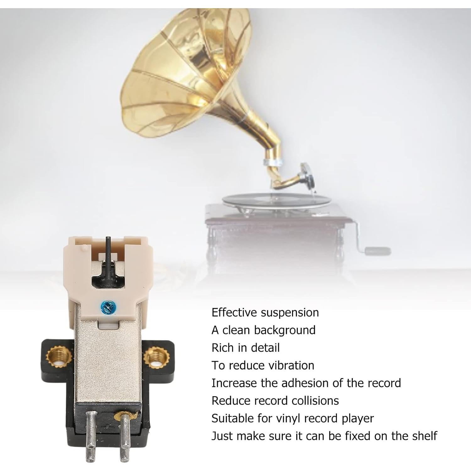 Aguja de Tocadiscos Ciciglow Cartucho Magnético Estéreo