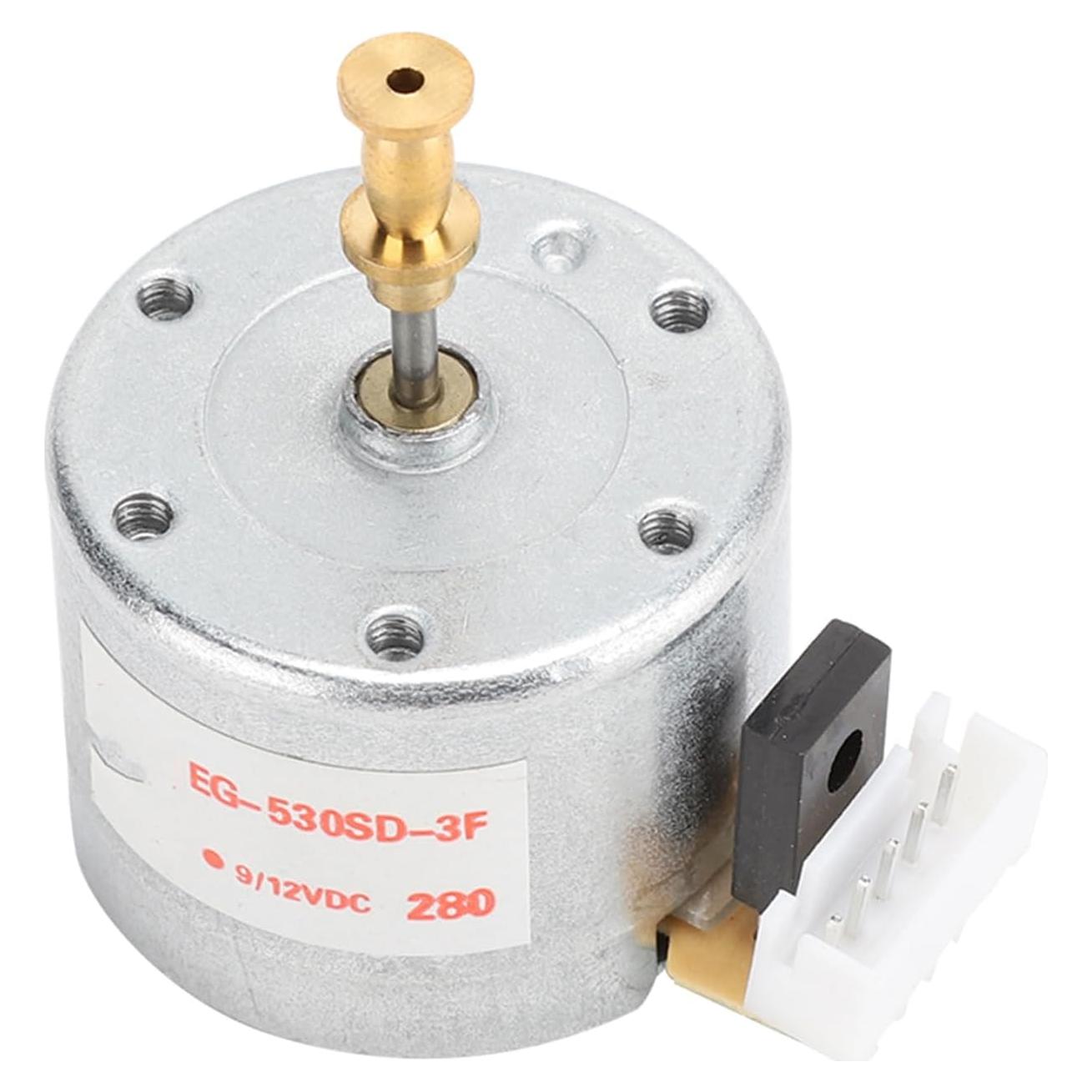 Motor Eléctrico 12V CC 78 RPM Fayelume para Tocadiscos Vintage