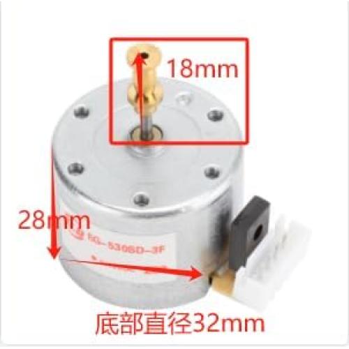 Motor Eléctrico 12V CC 78 RPM Fayelume para Tocadiscos Vintage