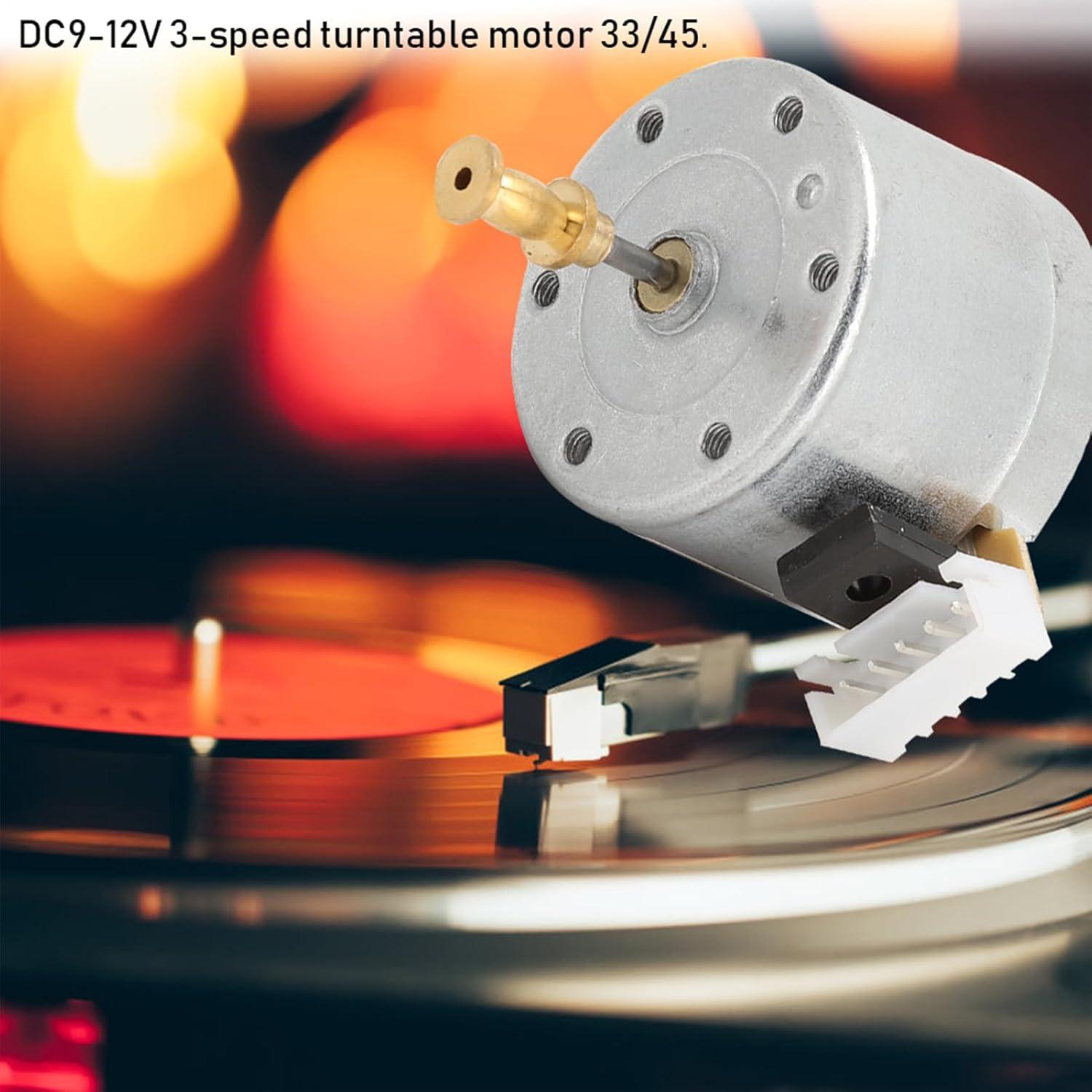 Motor de Reemplazo para Tocadiscos Kodrily 3 Velocidades 12V