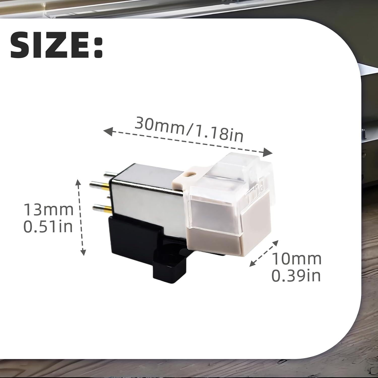 Cartucho de imán móvil AT-3600L MM para tocadiscos - Reemplazo de aguja