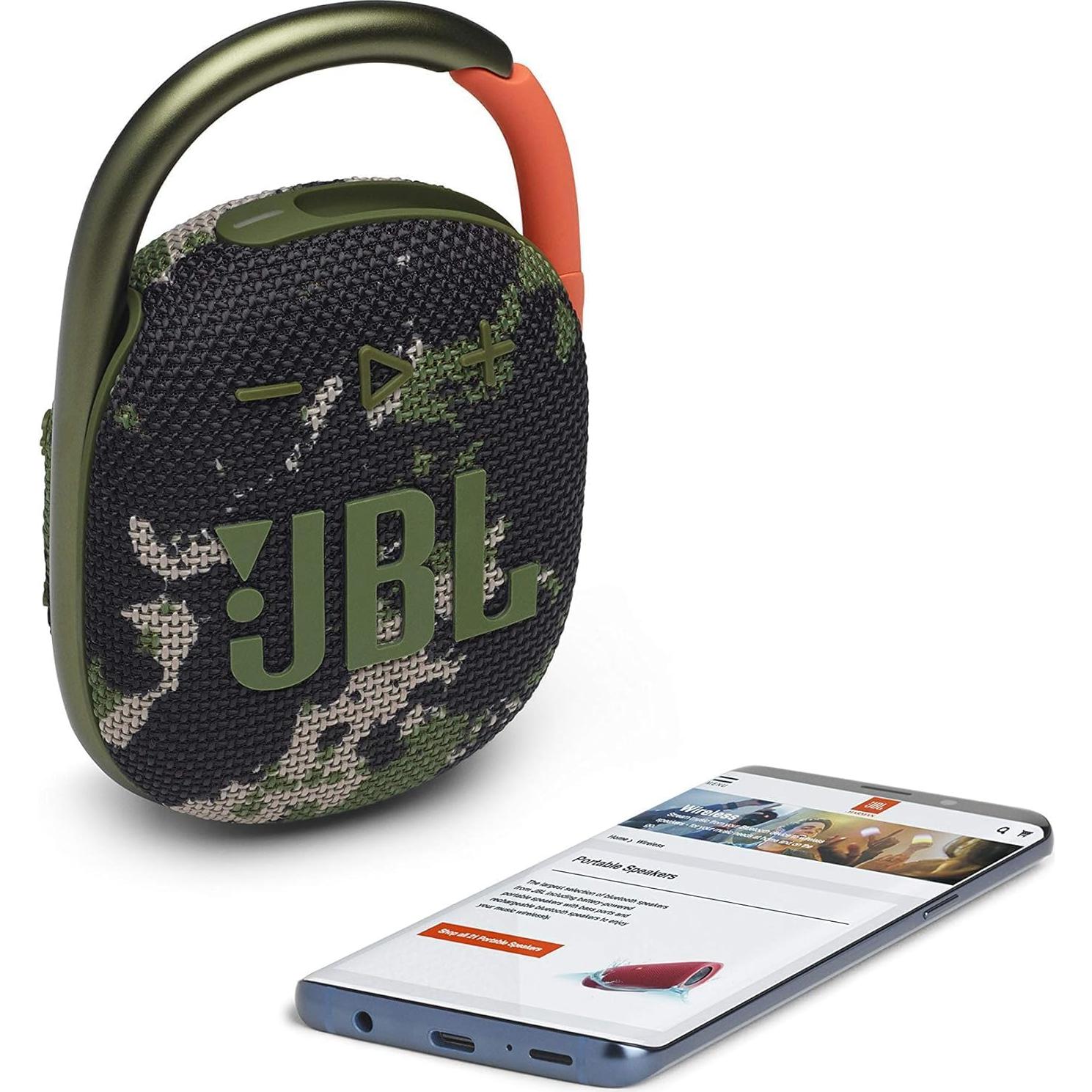 Altavoz Bluetooth JBL Clip 4 - Impermeable IP67, 10h Batería