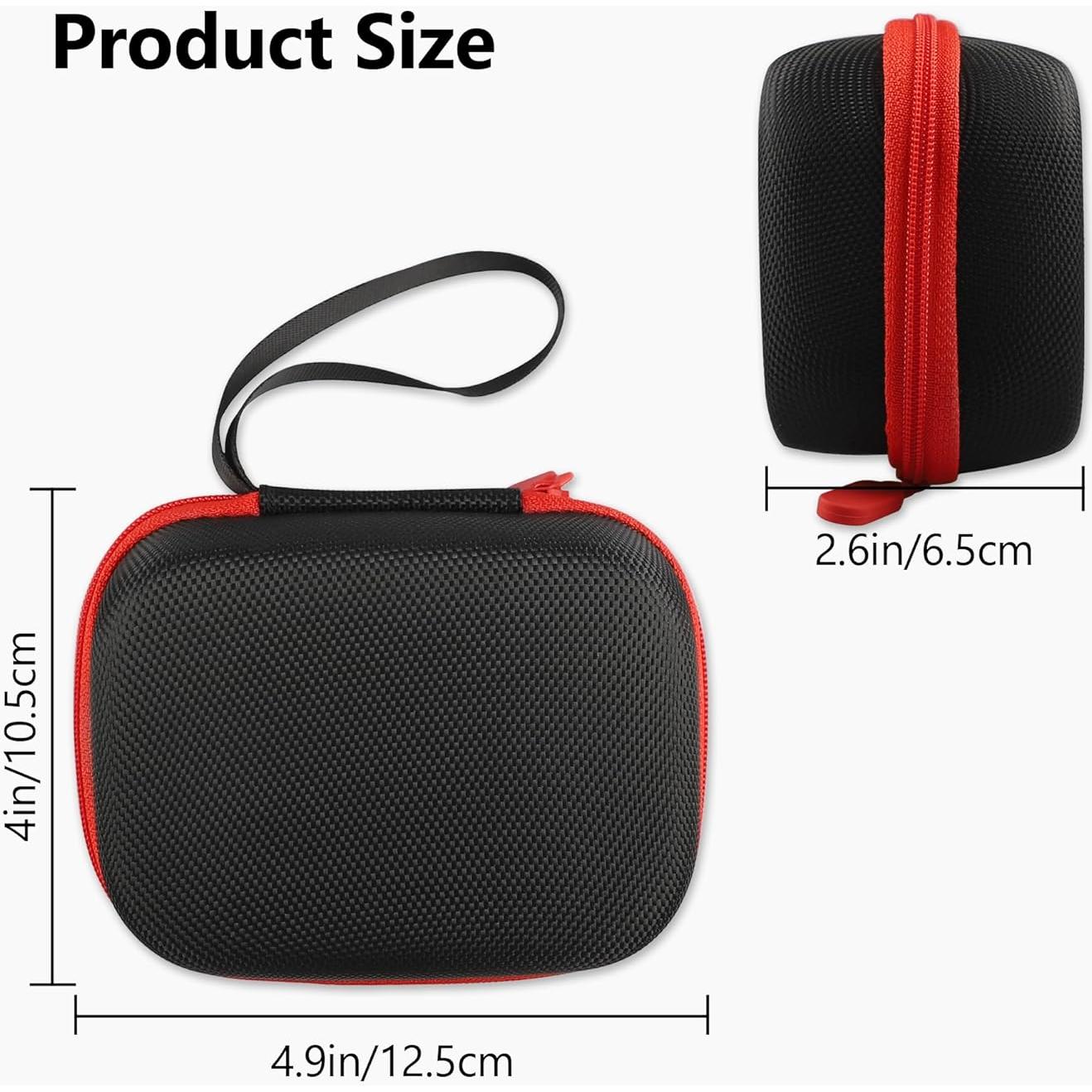 Funda Dura EVA para Altavoz JBL Go 3 / Go 3 Eco - Negro y Rojo