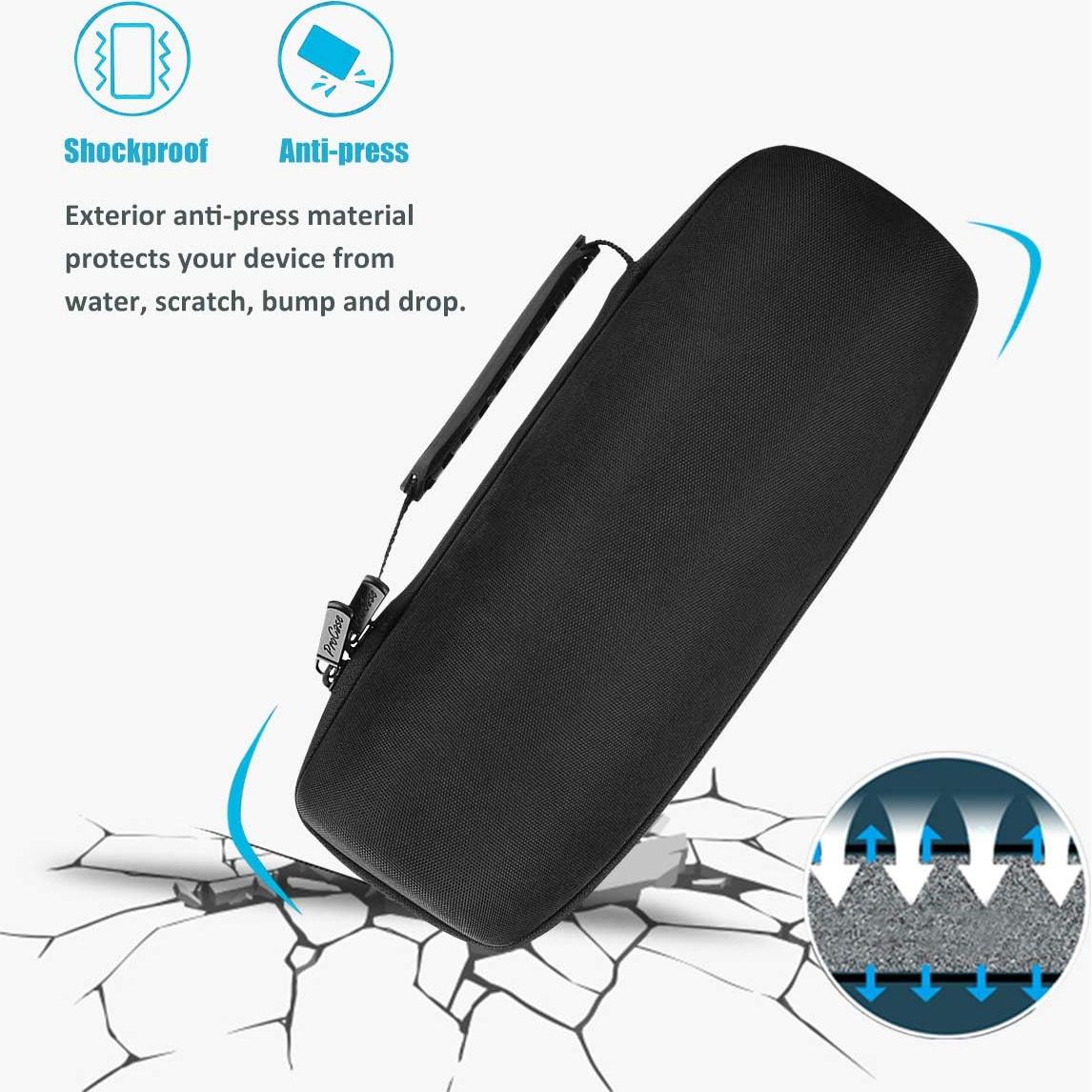 Funda Dura ProCase para Altavoz JBL Charge 5/4 - Negro