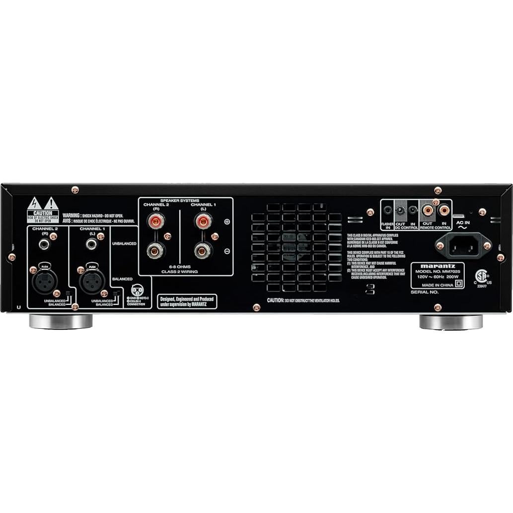 Amplificador Estéreo Marantz MM7025 | 2 Canales | 140W
