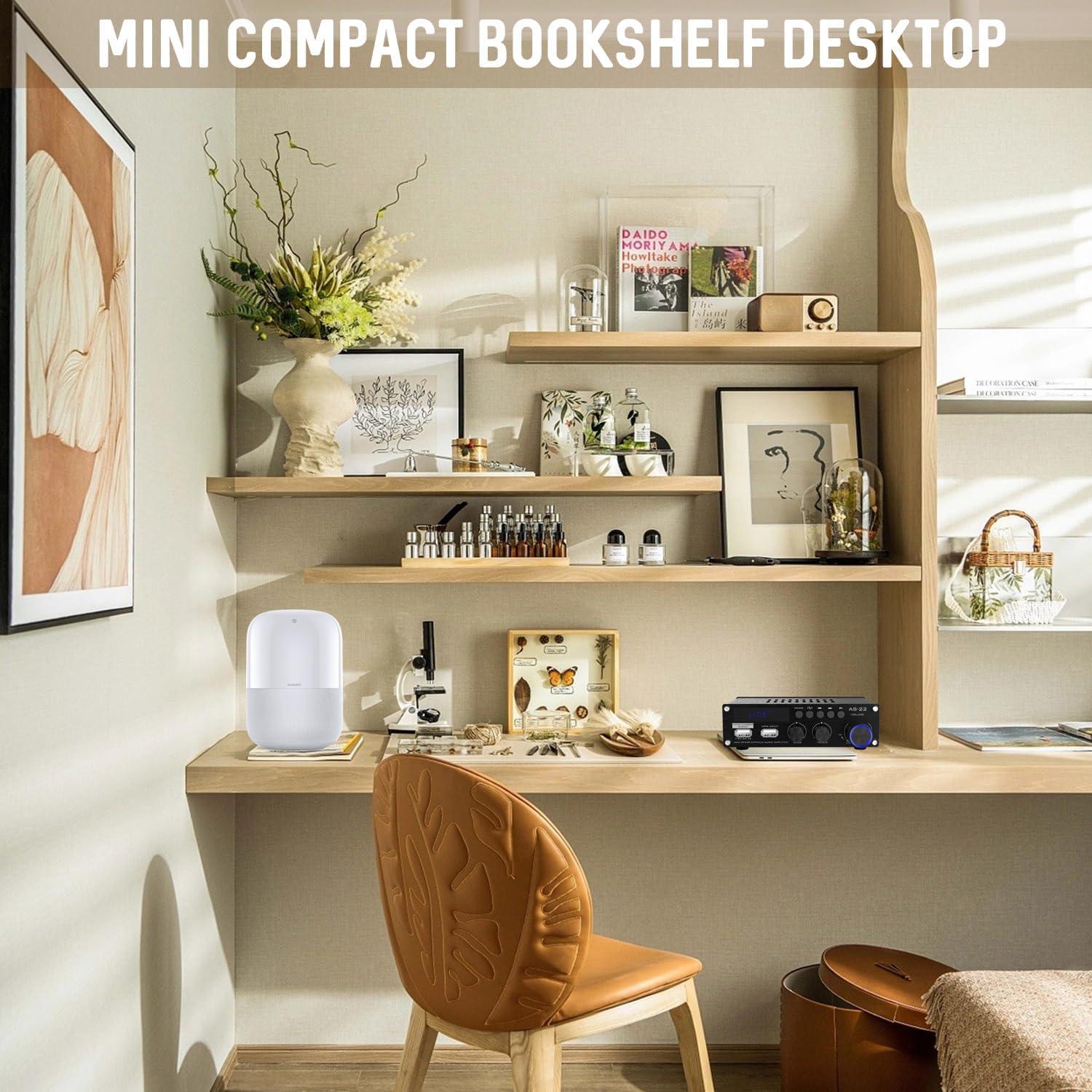 Amplificador Estéreo Mini Sunbuck AS-22BU Bluetooth 300W